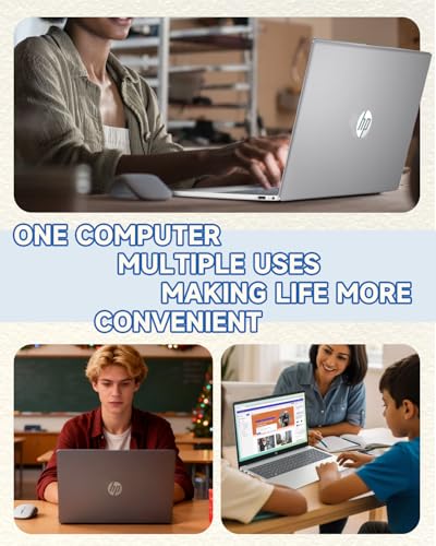Image of HP Flagship 17 Touchscreen Business Student Laptop - AMD Ryzen 5 7430U . 17.3 HD+ Display . AI Copilot . Fast Charge . Wi-Fi 6 . Backlit Keyboard . Win11 Pro . w /Accessory (20GB RAM | 512GB SSD)