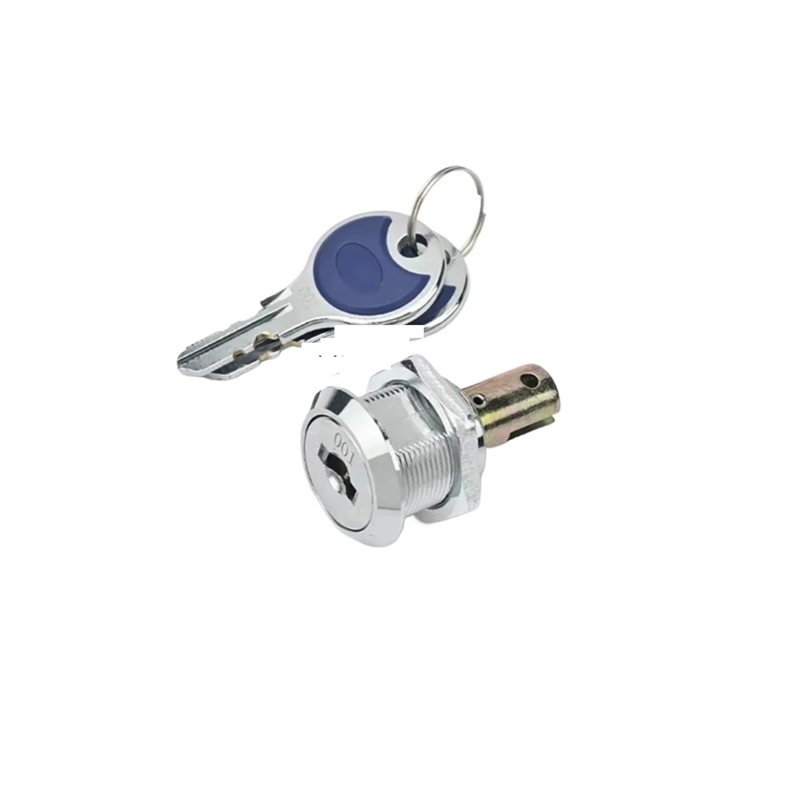 Fonhndg Color 1 Cabinet Locks 2 Sets Iron Cabinet Insert Linkage Toolbox Lock 180 Degree Rotation Unlocking Portable Drawer Alloy Durable File(Color 1)