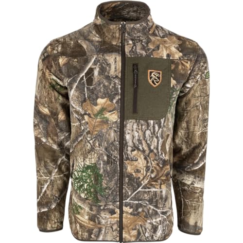 Drake DNT4090-030-3 Midweight Storm Front Fleece Full Zip Edge Large