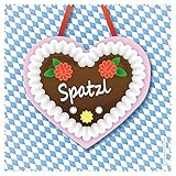 Lavable à 40 °C. Chiffon en microfibre Polyclean avec motif « Spatzl » - Convient également pour le nettoyage des écrans, des DVD/CD et des objectifs. (17,5 x 17,5 cm) - Lavable