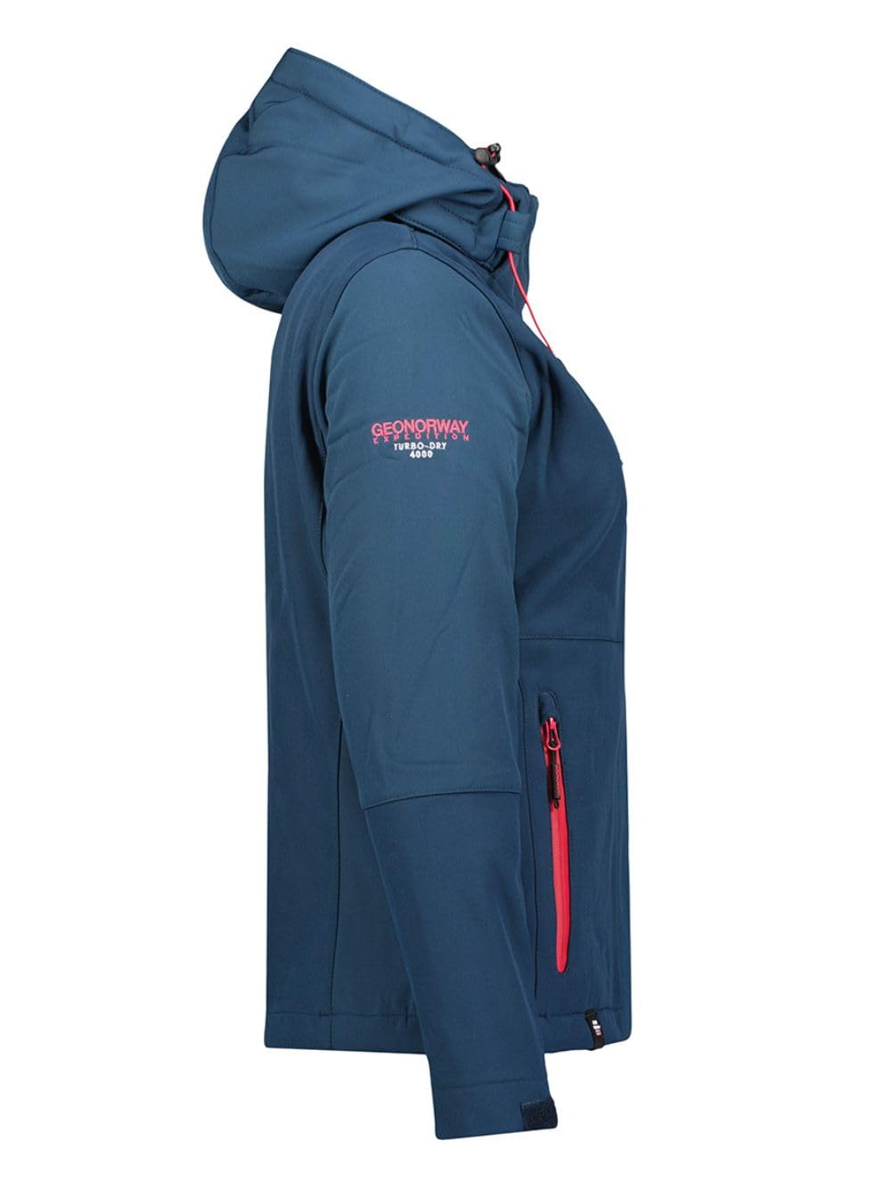 Geographical Norway Touna Lady Chaqueta Softshell impermeable para mujer con capucha cortavientos