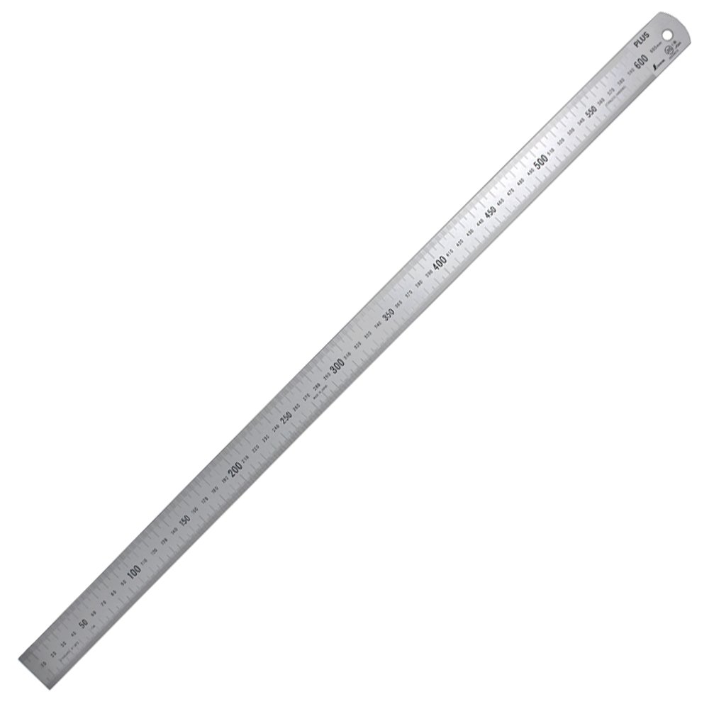 Amazon | プラス ステンレス直尺 60cm 47743 | 定規 | 文房具