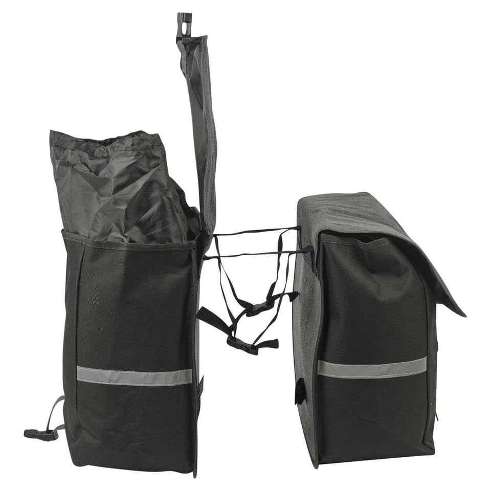 URBNLIVING 2X 20L Waterproof Bike Pannier Bags – Dual Rear Rack Cycling Storage, Durable Commuter & Touring Bags for Bicycle Travel