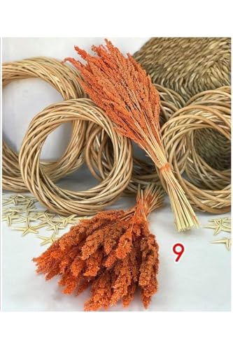 Ramo de Flores Secas Bulgurotu Naranja para Decoración miniatura 1