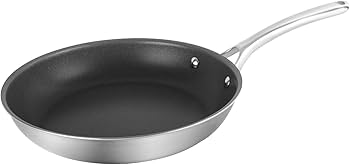 CORELLE Duranano Fry Pan 28Cm, Tri-Ply Stainless Steel Pan, Zero
