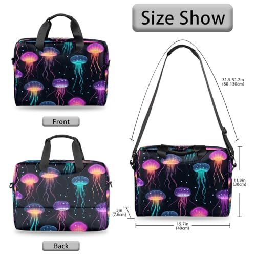 Maletín para portátil 15.6" con diseño medusa miniatura 6