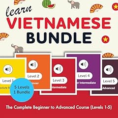 Learn Vietnamese Bundle: The Complete Beginner to Advanced Course (Levels 1-5) Audiolibro Por Innovative Language Learning LLC arte de portada