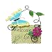 Attraction Design Metal Spring Wall Art "Welcome To My Garden"