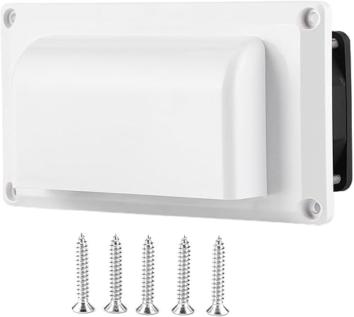 Health Gear - Ventilador de ventilación de ventilación de ventilación para autocaravana, ventilador lateral de caravana, ventilador blanco de 12 V