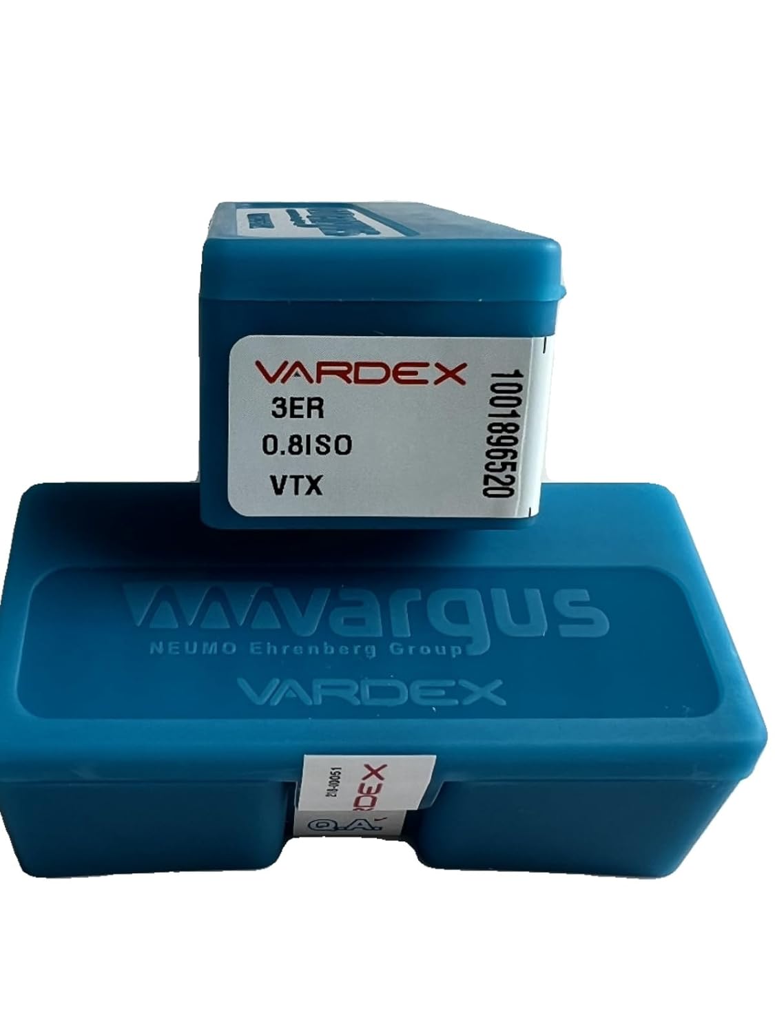 Vargas Thread Cutter 3ER0.8ISO VTX / 3ER0.8ISO VKX/Carbide CNC Blade 10 Pieces (3ER0.8ISO VTX)