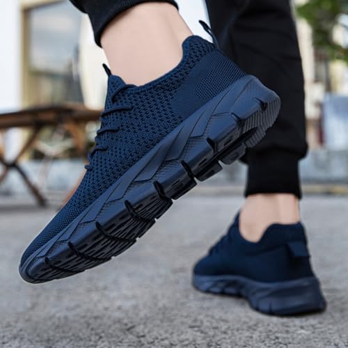 Image of YITUHIO Mens Running Shoes Fashion Sneakers Tennis Walking Shoes Lightweight Athletic Gym Workout Shoes