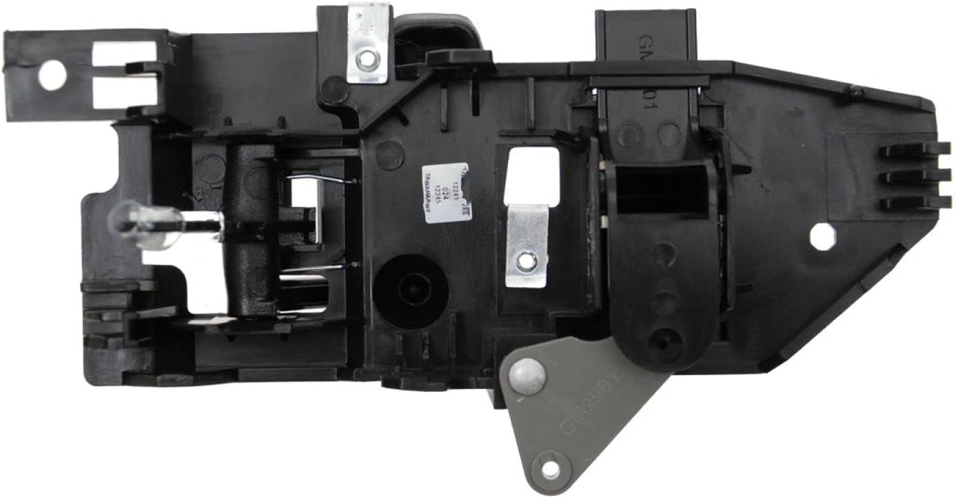 TRQ Front Interior Door Handle LH & RH Kit Textured Black for Chevy Express GMC Savana Van