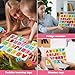 Amor Present Preschool Learning Toys,ABC Wooden Alphabet Puzzle Board for Toddlers, Educational Montessori Letters Game