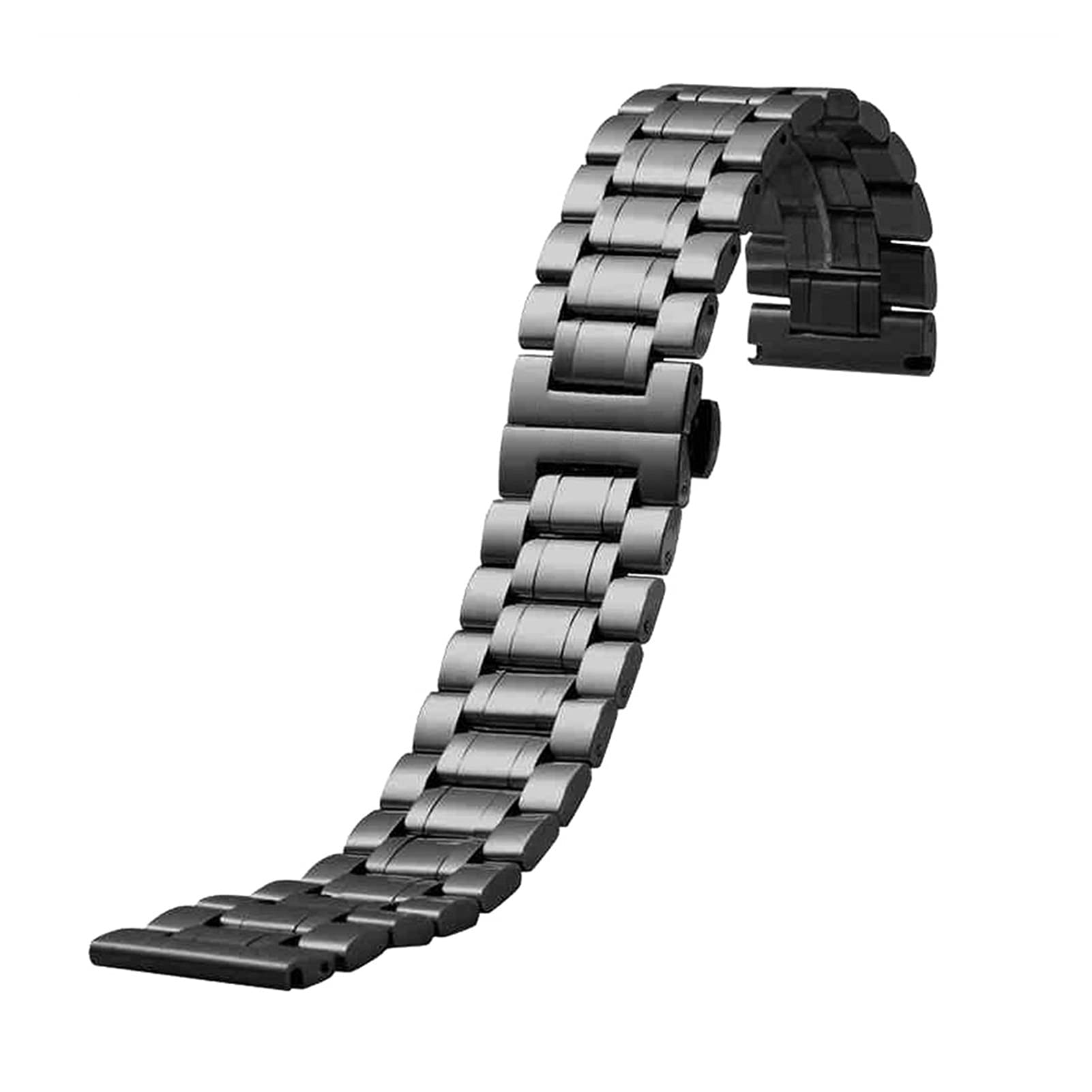 Correa de Reloj de Metal de Acero Inoxidable sólido Compatible con Pulsera de Repuesto para Hombre de liberación rápida de 18 mm a 28 mm