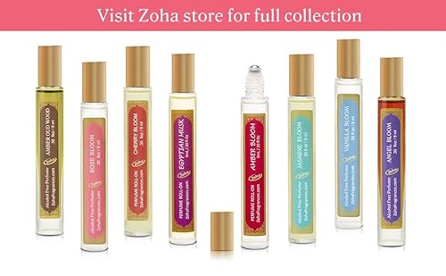 Zoha Arabian Jasmine (Mogra) Perfume Oil For Women And Men | Alcohol Free Fragrance With Skin Moisturizer | Vegan Hypoallergenic Subtle Scent #TOP5