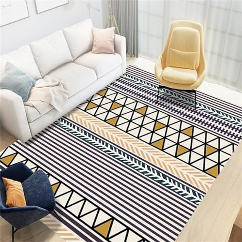 Tapis rectangulaire design géométrique de haute qualité