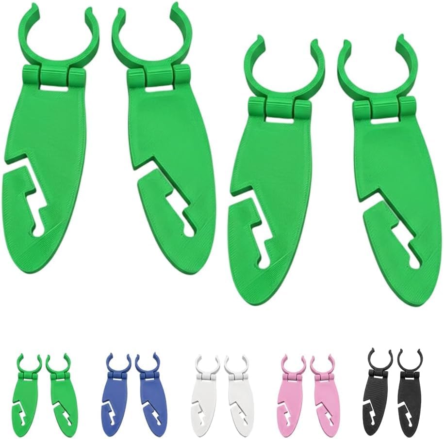 Sup Paddle Holder Clip, 4 Pack Plastic Kayak Paddle Clip, Universal Paddleboard Oar Fixing Clamp Accessory For Stand Up Paddle Board Kayak Canoe, Multiple Colors Available, Kayak Accessories