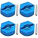 4Pcs ShareGoo Metal Wheel Hex Hubs Mount Adapter with Pins Upgrade Parts Compatible with Wltoys 12428 12423 Feiyue FY-03/04/05 1/12 RC Car Rock Crawler
