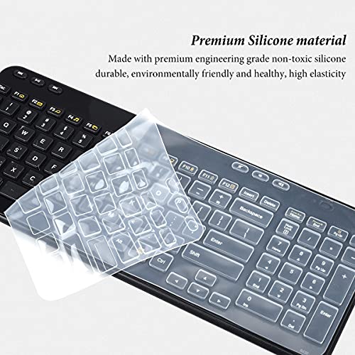 Protector de Teclado para Logitech MK360 K360 Transparente miniatura 3