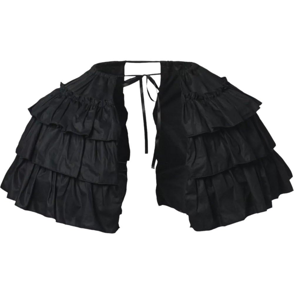 Cage victorienne pour robe de bal volumineuse et jupon baroque noir