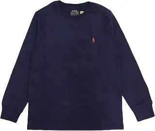 [POLO RALPH LAUREN] [ラルフローレン] Tシャツ 長袖 ロングTシャツ ロンT メンズ レディース USボーイズサイズ 大人もOK コットン CORE REPLEN 323843804 [並行輸入品]