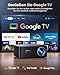 Beamer 4K [1300 ANSI|Google TV] FHD 1080P Beamer 4K Unterstützt, Autofokus Auto Trapezkorrektur 30W Smart Tageslicht Projektor Offizielle Lizenz APPs WiFi6 Bluetooth für Home Outdoor
