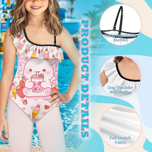 Image of Yzaoxia Girls One Piece Swimsuits Bathing Suit for Kids Swimwear 3-14Y