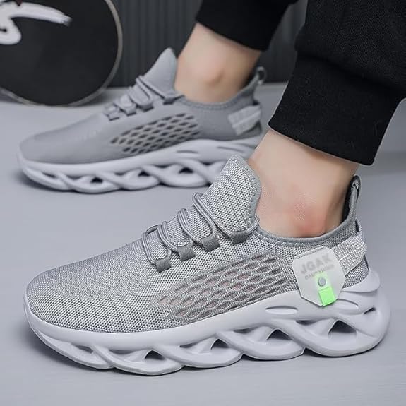 Image of Mens Running Walking Tennis Shoes Mens Casual Fashion Gym Hiking Shoes for Men Sneakers Work Breathable Comfortable Lightweight