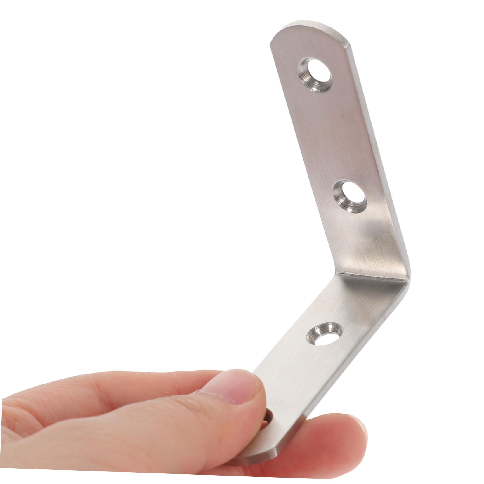 ULTECHNOVO 40pezzi Staffe Angolari Inox Per Supporto Shelf Legno Inossidabile Resistente Per Progetti Fai Te e Arredamento Mobile