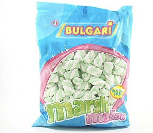 Marsh Mallow Treccia Bianco Verde 1kg