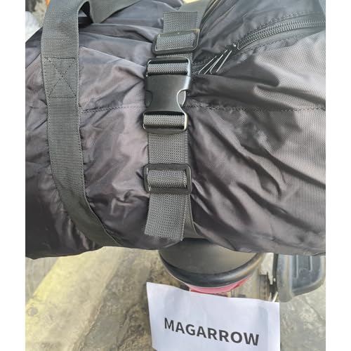 Image of MAGARROW 1.5 inch Utility Luggage Straps with Buckle Adjustable, 4-Pack (Black, 1.5 in x 8 ft)