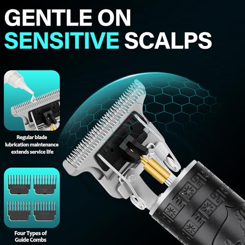 Image of Beard Trimmer kit for Mustaches, Nose Hair, Light Detailing and Grooming with Bonus Wet /Dry Battery Nose Trimmer