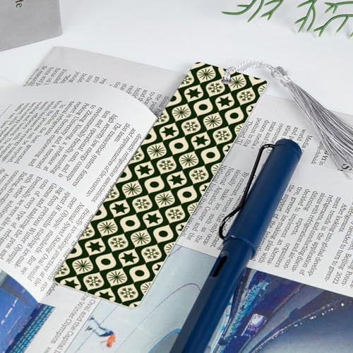 Marque-page métal vert alpaga anti-corne pour protéger vos livres