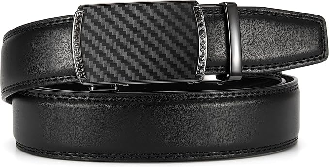 Image of CHAOREN 40mm Ratchet Belt Buckle Only for 1 3 /8 Slide Belt Strap, Automatic Click Buckle Adjustable