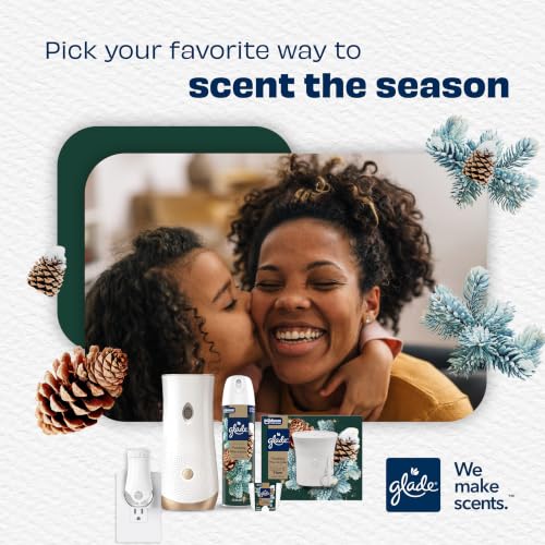 Glade Scent Flow PlugIns Air Freshener Starter Kit, Twinkling Pine & Cedar, 1 Device + 1 Refill, 0.67 fl oz - image 7