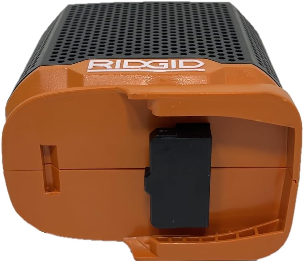 RIDGID 18V Cordless Speaker Kit with Bluetooth Technology - Battery and Charger Included - Bulk Packaged