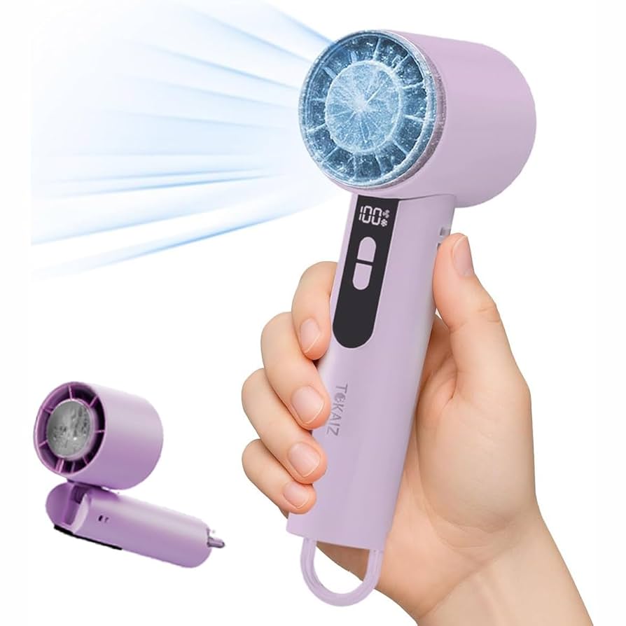 【即購入OK】未使用品 ヒートイット Hot + Cool ブレードレスファン Amazon | TOKAIZ 携帯扇風機 冷却プレート付き ハンディファン