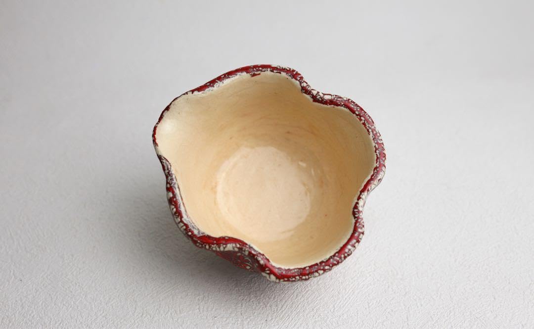 箕面焼 松田箕山 柘榴 宝瓶 茶器 煎茶器 工芸品 - 工芸品