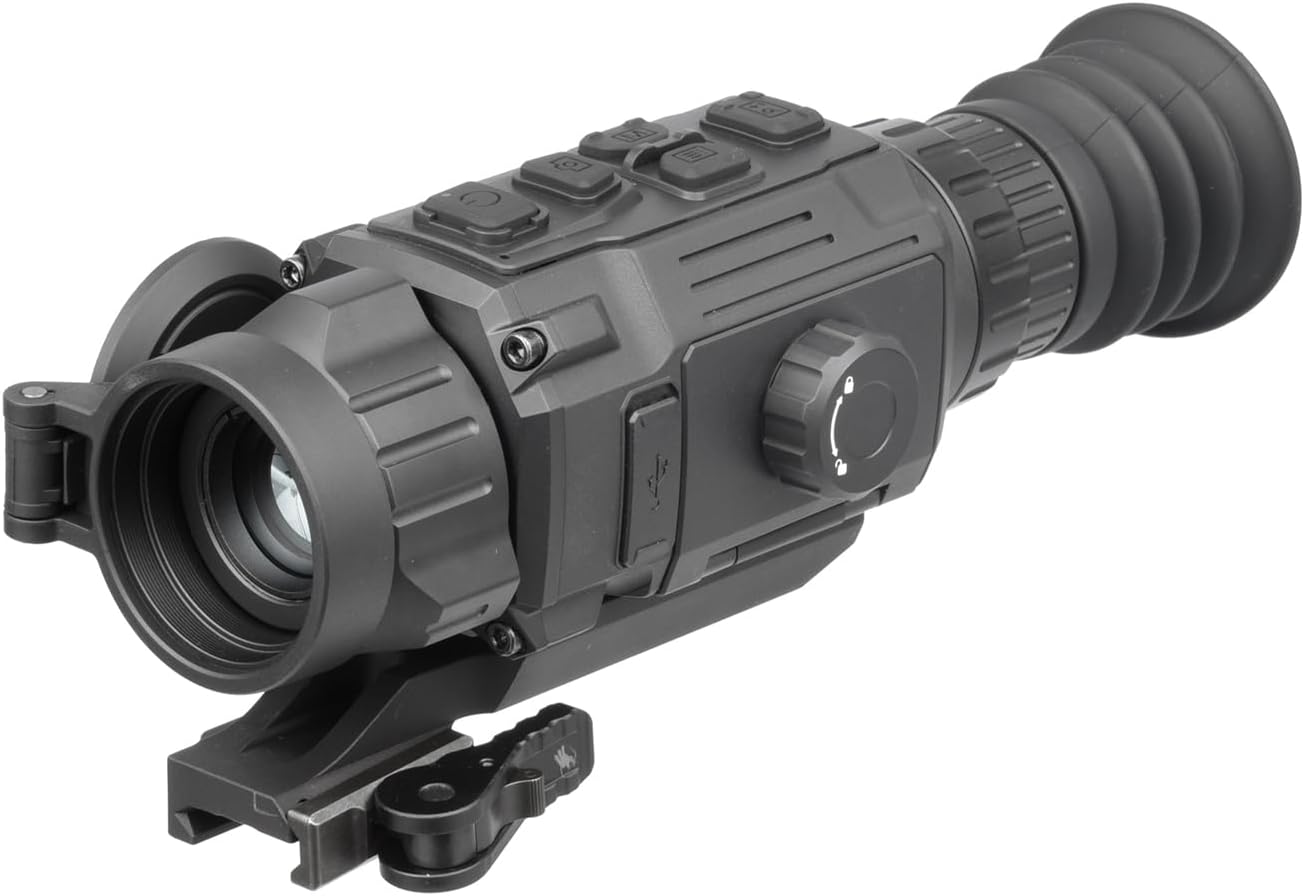 AGM Global Vision Rattler V2 Thermal Imaging Rifle Scope for Hunting. High Resolution Thermal Scope with High Sensitivity Thermal Optics IR Vision riflescope. Waterproof