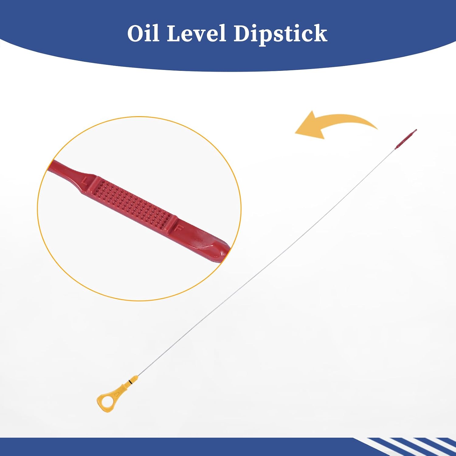 Oil Level Dipstick 26611-3CKA0 Compatible with Hyundai Genesis Sedan G80 G90 2013 2014 2015 2016 2017 2018 2019 Replace 266113CKA0 Gauge Rod