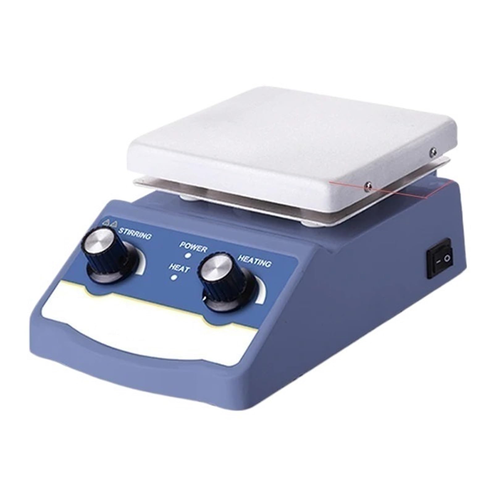 Agitador Magnético De Calefacción, Laboratorio Con Placa Caliente, Termostato Pantalla Digital, Mezclador, Equipo 1/3L/5L Barra Agitadora Remueve Bien(1L)