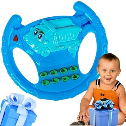 Mini Volante Infantil com Som Buzina Sirene Brinquedo Educativo P...