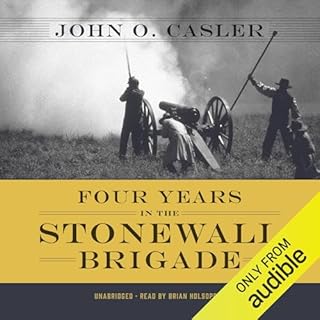Four Years in the Stonewall Brigade Audiolibro Por John O. Casler arte de portada