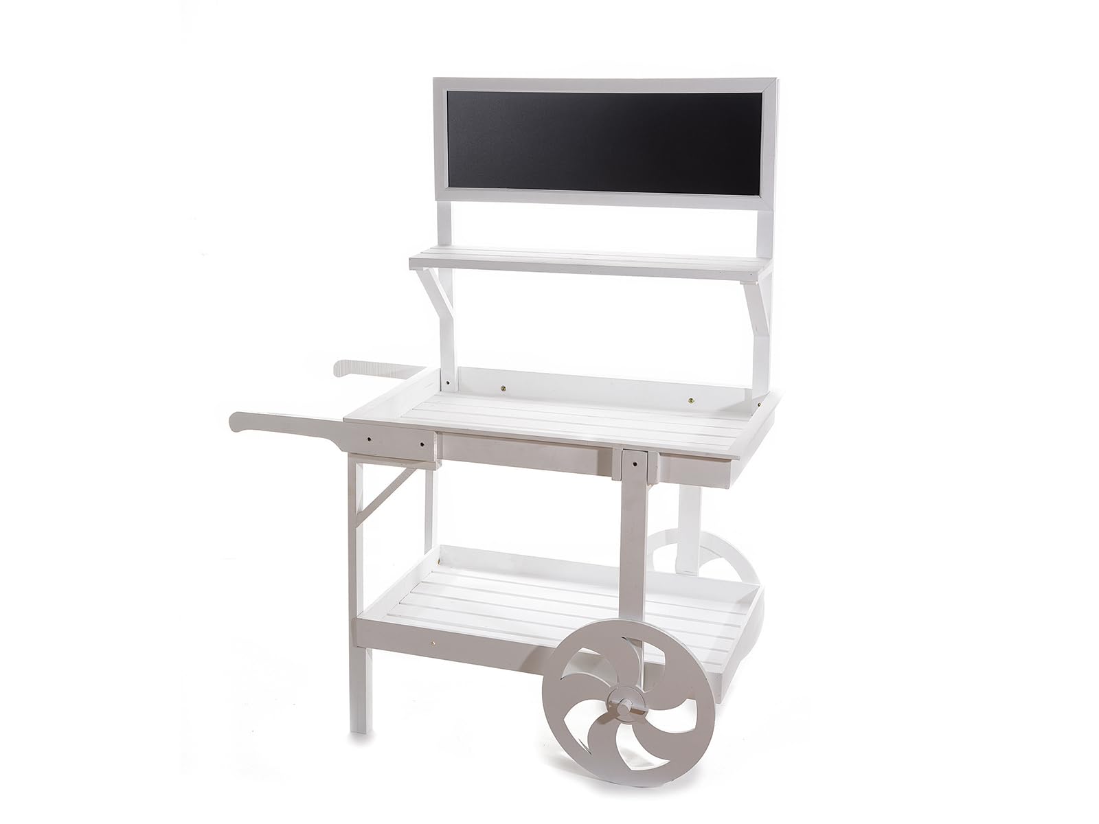 Gruppo Maruccia - Carretto Espositivo in Legno con Lavanga - Espositore per Negozi, Vetrine - Complemento Arredo per Casa - Allestimento Matrimoni, Eventi