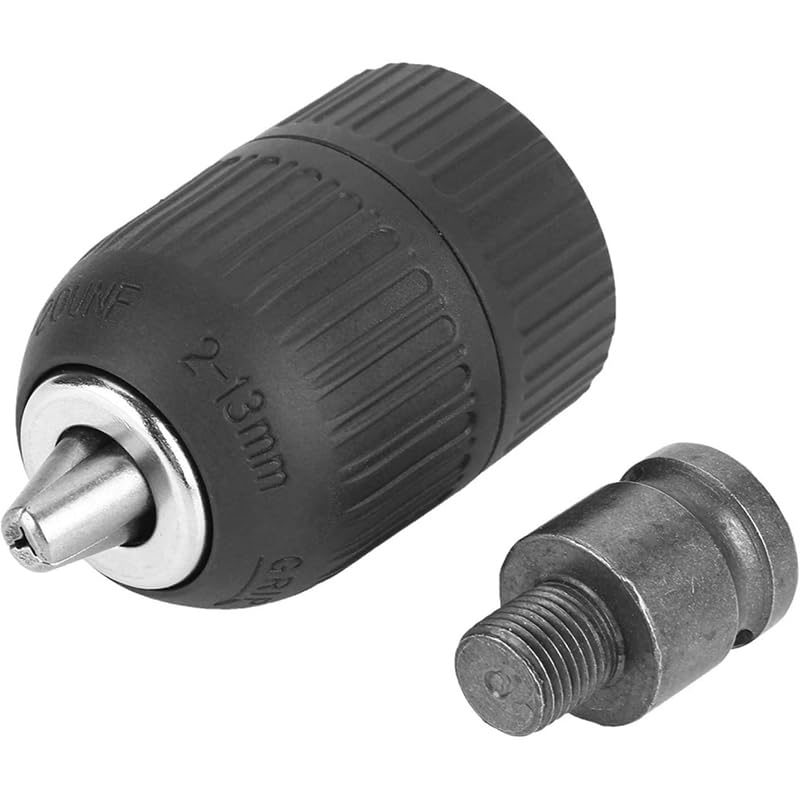 13mm Capacity Keyless Drill Chuck Quick Change Converter Conversion Tool with 1/2 Inch Socket Square Female Adapter for Air Impact Wrench (B0D11J164L) Amazon Price History, Amazon Price Tracker