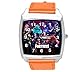 Taport - Reloj cuadrado de piel para fanáticos de Fortnite, color naranja