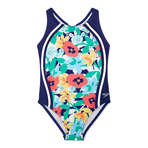 Image of Speedo Girls Printed Sport Splice