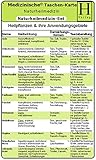 Naturheilmedizin Set - Medizinische Taschen-Karte: Naturheilkunde /Bachblüten Therapie /Schüssler-Salze - Herausgeber: Hawelka Verlag 