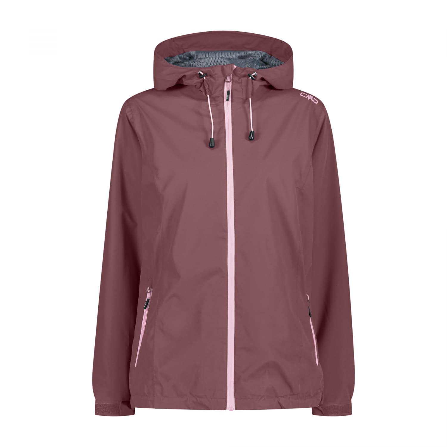 CMP - Woman Jacket Fix Hood, Plum, XXXXL