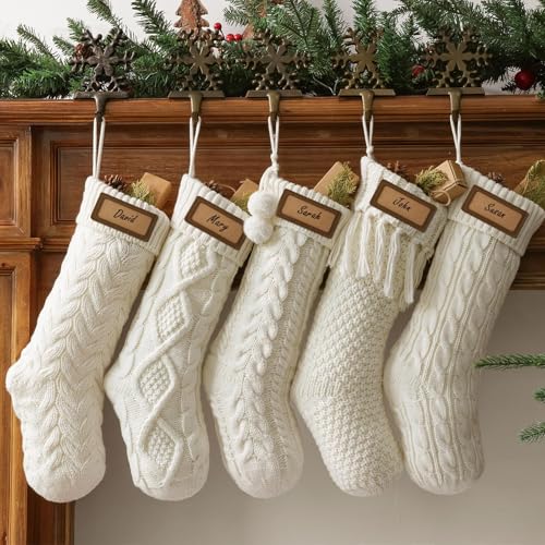 Farmhouse Knitted Personalized Christmas...